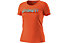 Dynafit Graphic - T-Shirt sport di montagna - donna, Orange/Light Blue/Red