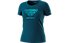 Dynafit Graphic - T-Shirt sport di montagna - donna, Blue/Light Blue/Dark Blue