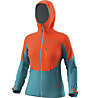 Dynafit Radical Infinium™ Hybrid - giacca softshell con cappuccio - donna, Orange/Blue