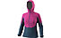 Dynafit Radical Infinium™ Hybrid - giacca softshell con cappuccio - donna, Pink/Dark Blue