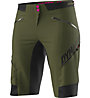 Dynafit Ride DST - pantaloni bici MTB - donna, Dark Green/Black/Pink