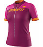 Dynafit Ride Full Zip - maglia ciclismo - donna, Dark Pink/Pink/Orange