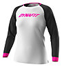 Dynafit Ride L/S W - maglia a maniche lunghe - donna, White/Black/Pink