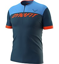 Dynafit Ride Light 1/2 Zip - Fahrradshirt - Herren, Blue/Light blue