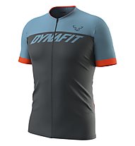 Dynafit Ride light full zip - maglietta da bici - uomo, Blue/Light Blue/Red