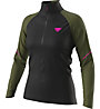 Dynafit Ride Wind W - giacca MTB - donna, Black/Dark Green/Pink