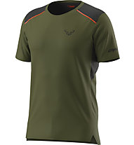 Dynafit Sky M - Trailrunningshirt - Herren, Dark Green/Black/Red