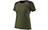 Dynafit Sky W - T-shirt trail running - donna, Dark Green/Black/Pink