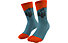 Dynafit Stay Fast - calzini corti - uomo, Light Blue/Dark Orange