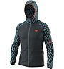 Dynafit Trail Graphic Wind M - giacca trail running - uomo, Dark Blue/Light Blue/Red