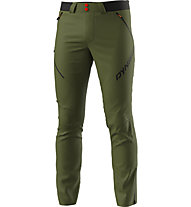 Dynafit Transalper - pantaloni trekking - uomo, Dark Green/Black/Red
