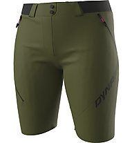 Dynafit Transalper 4 Dst - pantaloni corti trekking - donna, Dark Green/Black