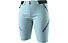 Dynafit Transalper 4 Dst - pantaloni corti trekking - donna, Light Blue/Dark Blue