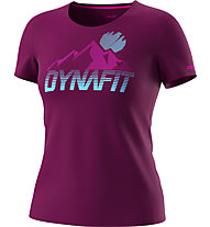 Dynafit Transalper Graphic S/S W - T-Shirt - Damen, Purple/Light Blue/Pink