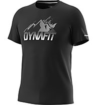 Dynafit Transalper Graphic S/S - T-shirt - uomo, Black/White