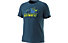 Dynafit Transalper Graphic S/S - T-shirt - uomo, Blue/Yellow/Light Blue