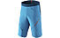 Dynafit Transalper Hybrid - pantaloni corti trekking - uomo, Light Blue/Blue/Red