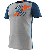 Dynafit Transalper Light - T-Shirt - Herren, Light Grey/Blue/Orange