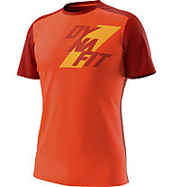 Dynafit Transalper Light - T-shirt - uomo, Orange/Dark Red/Light Orange