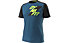 Dynafit Transalper Light - T-shirt - uomo, Blue/Black/Yellow