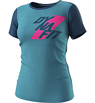 Dynafit Transalper Light - T-shirt - donna, Light Blue/Blue/Pink