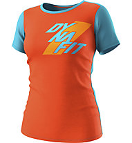Dynafit Transalper Light - T-shirt - donna, Orange/Light Blue/Light Orange