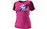 Dynafit Transalper Light - T-shirt - donna, Pink/Purple/Light Blue