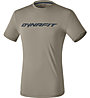 Dynafit Traverse 2 - Laufshirt Trailrunning - Herren, Beige/Dark Blue