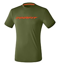 Dynafit Traverse 2 - Laufshirt Trailrunning - Herren, Dark Green/Dark Orange