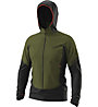 Dynafit Traverse Alpha Hooded M - giacca ibrida - uomo, Green/Black/Red
