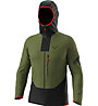 Dynafit Traverse Dynastretch - giacca trail running - uomo, Dark Green/Black/Red