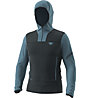 Dynafit Traverse Ptc Hooded M - felpa con cappuccio - uomo, Dark Blue/Light Blue