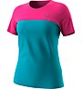 Dynafit Traverse S-Tech S/S W - T-shirt alpinismo - donna, Light Blue/Pink