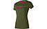 Dynafit Traverse 2 - Trailrunningshirt - Damen, Dark Green/Pink