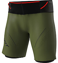 Dynafit Ultra 2/1 - Trailrunninghose - Herren, Dark Green/Black/Red