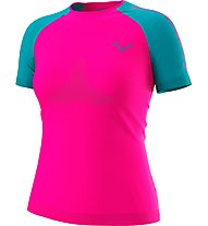 Dynafit Ultra 3 S-Tech S/S W- Trailrunningshirt - Damen, Pink/Light Blue