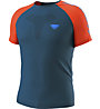 Dynafit Ultra 3 S-Tech S/S - Trailrunningshirt - Herren, Blue/Orange/Light Blue