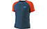 Dynafit Ultra 3 S-Tech S/S - Trailrunningshirt - Herren, Blue/Orange/Light Blue