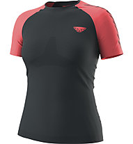 Dynafit Ultra 3 S-Tech S/S W- Trailrunningshirt - Damen, Dark Blue/Light Red