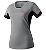 Dynafit Vertical 2 - T-shirt trail running - donna, Grey/Black/Pink