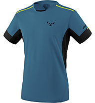 Dynafit Vertical 2 - Trailrunningshirt - Herren, Blue/Black/Yellow