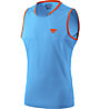 Dynafit Vertical 2 - ärmelloses Trailrunningshirt - Herren, Blue/Orange