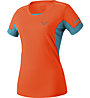 Dynafit Vertical 2 - T-shirt trail running - donna, Orange/Light Green