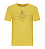 E9 Equilibrium - T-Shirt Klettern - Herren, Yellow