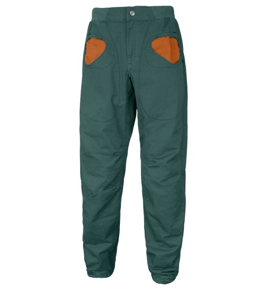 E9 Uomo Rondo Pantaloni Slim – Dark Teal, Taglia M, Vita Elastica E Stile Moderno