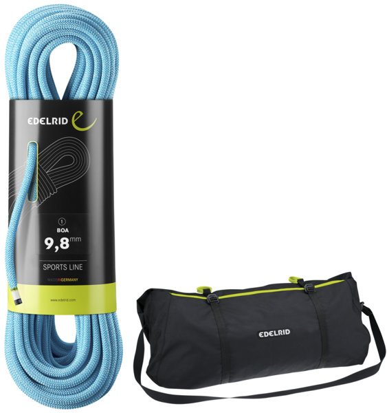 Edelrid Boa 9,8 with Rope Bag Liner - Einfachseil, Gr. 70 m