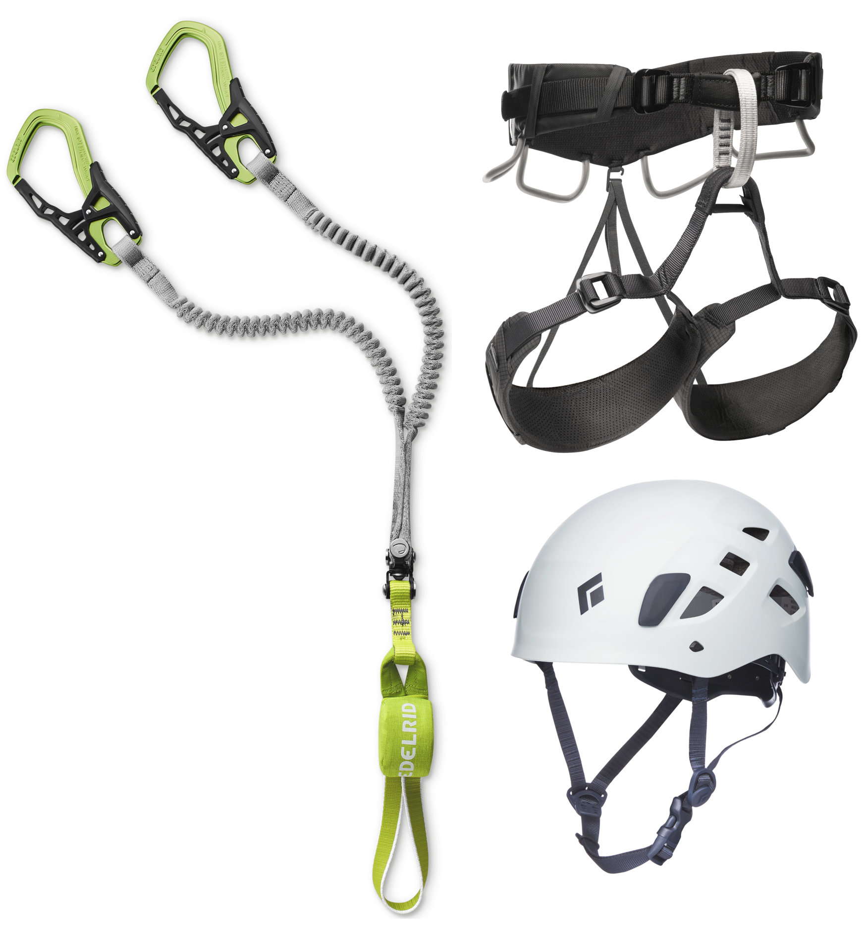 Edelrid Klettersteigset Komplett-Set - Cable Kit + Gurt Jay + Helm Zodiac