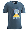 Edelrid Highball IV - T-shirt - Herren, Blue/Yellow