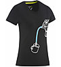 Edelrid Rope II - T-shirt - donna, Black