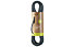 Edelrid Skimmer Pro Dry 7.1 mm - mezza corda/gemella, Black